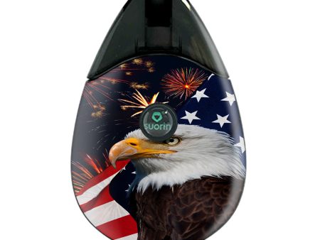 Eagle America Flag Independence Suorin Drop Skin Sale