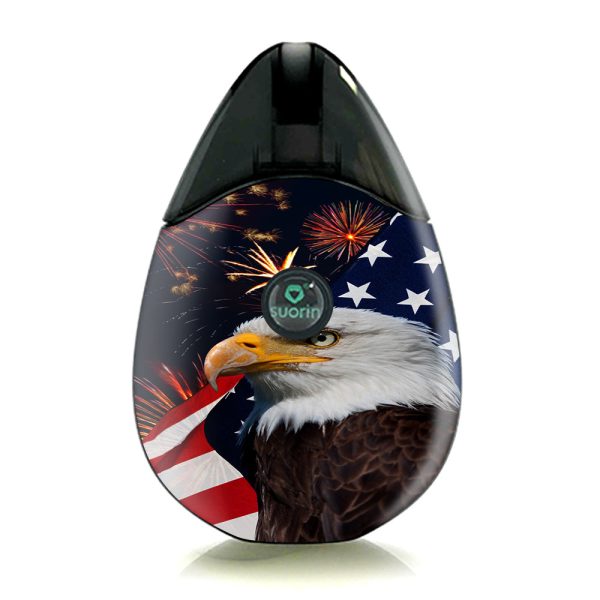 Eagle America Flag Independence Suorin Drop Skin Sale