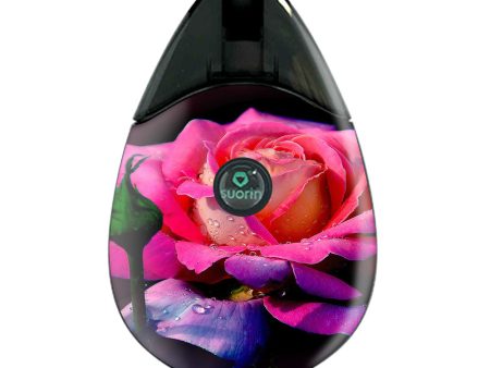 Beautiful Rose Flower Pink Purple Suorin Drop Skin Sale