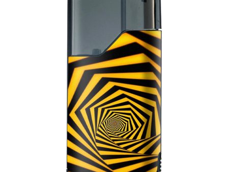 Black Yellow Trippy Pattern Suorin Air Skin Hot on Sale