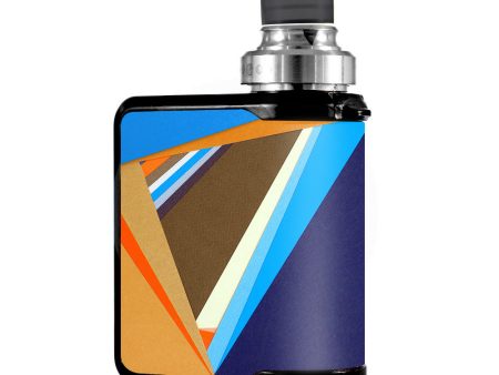 Abstract Patterns Blue Tan Mvape Mi-One Skin Online Sale