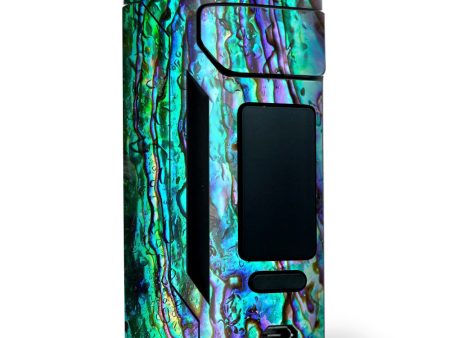 Abalone Ripples Green Blue Purple Shells Wismec RX2 20700 Skin Sale