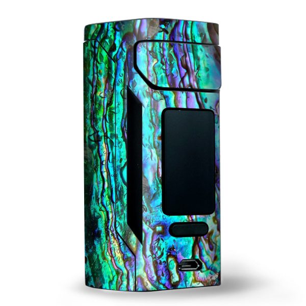 Abalone Ripples Green Blue Purple Shells Wismec RX2 20700 Skin Sale