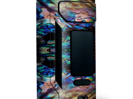 Abalone Blue Black Shell Design Wismec RX2 20700 Skin Fashion