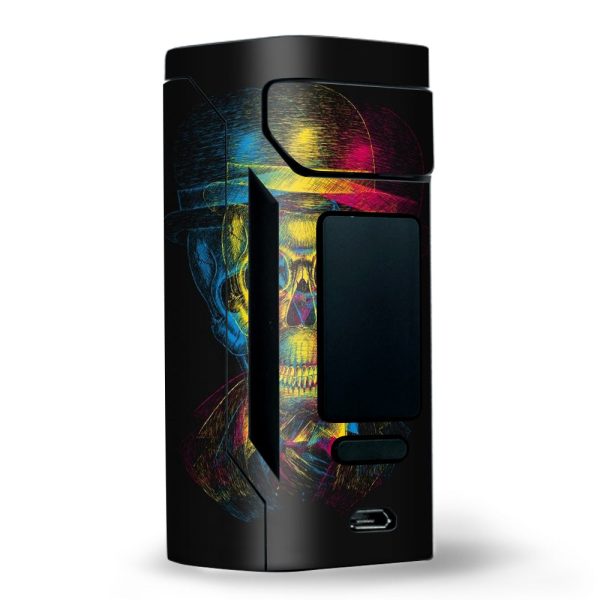 Skeleton In Derby Hat Wismec RX2 20700 Skin on Sale