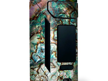 Abalone Shell Gold Underwater Wismec RX2 20700 Skin For Cheap