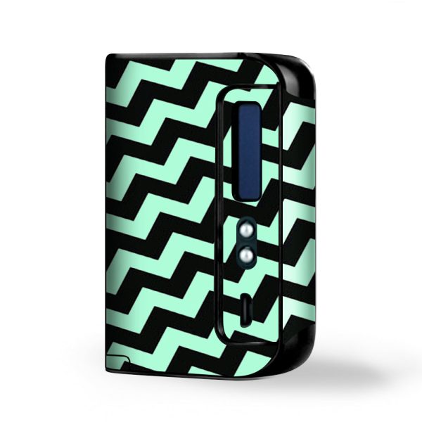 Teal And Black Chevron Smok Osub King Skin Sale