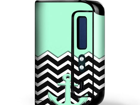 Teal  Black Chevron  Anchor Smok Osub King Skin For Discount