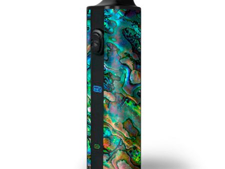 Abalone Shell Swirl Neon Green Opalescent Pulsar APX Skin Fashion